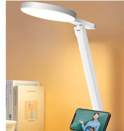 LED 데스크 램프 눈 보호 USB 학습 어린이 기숙사 침실 침대 옆에서 야간 조명