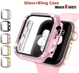 Diamond Watch Case for apple watch case 38mm 42mm 40mm 44mm band PC Screen Protector Cover for iWatch series 5 4 3 23756662