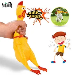 1-3pcs Engraçado Squeaky Chew Pet Toy Screaming Chicken Squeeze Sound Pets Dog Toy Durable for Dogs Puppy Dog Toys Produto para animais de estimação