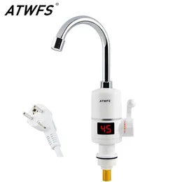 Riscaldatori ATWFS Rubinetto per scaldabagno istantaneo Termostato istantaneo rapido per scaldabagno Display della temperatura del rubinetto elettrico da 3000 W