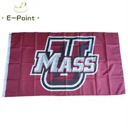 NCAA UMass Minutemen Flag 3 5ft 90cm 150cm Polyester flag Banner decoration flying home & garden flag Festive gifts179m