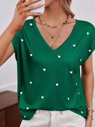 Koszulka damska Kobiety z dekoltem w dekolcie w dekolcie 3D alfabet moda Y2K Streetwear Summer krótkie rękawy Kobiety Oversiase Loose Sports Tshirt Tresh Top 230606