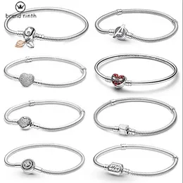 Autentisk passform pandora armband charms pärla pendel diy ormkedja charm armband passar pandach original hänge charm