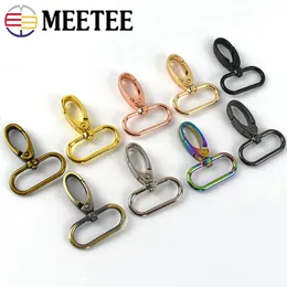 Other Arts and Crafts Meetee 30Pcs 1620253238mm Bags Strap Metal Buckles Lobster Swivel Carabiner Snap Hook Clasp Collar KeyChain DIY Accessories 230605