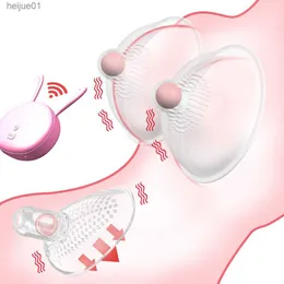 젖꼭지 빨판 진동기 무선 원격 유방 확대 마사지 마사지 펌프 구강 핥는 젖꼭지 클리토리스 여성을위한 성 장난감 자극 l230518