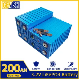 Lifepo4 200ah Batterie 3,2 V DIY 4/8/16/32pcs wiederaufladbare Batteri -Pack für Boote RV EV Campers Golfwagen Solarzellen mit Busbars