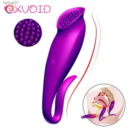 EXVOID Capezzolo Ventosa Vibratore Spazzola Clitoride Stimolatore G-spot Vagina Massaggiatore Giocattoli sessuali per donne Masturbatore femminile Figa P