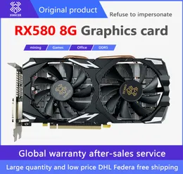 Placa gráfica de mineração autêntica original Xingke RX 580 8GB 256Bit 2048SP GDDR5 é adequada para escritório de jogos AMD Radeon series Fact1020257