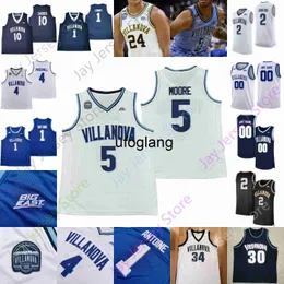COE1 Custom 2020 Villanova Wildcats Basketball Jersey NCAA College Bey Collin Gillespie Lowry Paschall Eric Dixon Dhamir Cosby-Roundtree