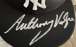 Anthony volpe Autografado Assinado Automático Boné colecionável