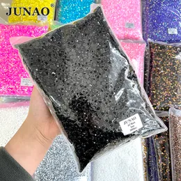 Sanat ve El Sanatları Junao 2mm m 4mm 5mm 6mm Jelly Siyah S'de Dökme Düz Reçinesi Reçinesi Kristal Taş Aplikler DIY 230605 için Fix Strass
