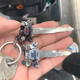 Keychains Automobile Refitting Keychain Car Key Pendant Multi-Color For Keys Ring Metal Holder Auto Keyrings Motorcycle Keyholder Gift