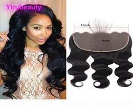 Malaysian Human Hair 13X6 Lace Frontal Ear To Ear Body Wave 136 Frontal WIth Baby Hair 822inch Body Wave Top Closures6010356