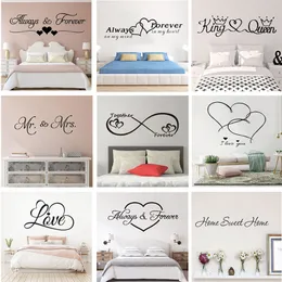 Romantic love wall sticker for home bedroom decoration livingroom decor stickers wall decals removable Mural decoration HL222