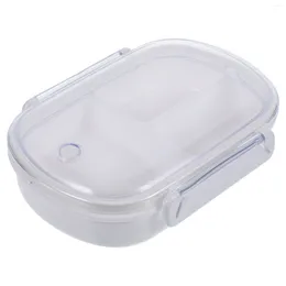 Ensembles de vaisselle Diviseur Bento Boîte à lunch Go Conteneurs en plastique Boîtes Enfants Stockage pour tout-petits Garderie pour adultes