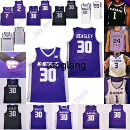 coe1 Maglia da basket Kansas State Wildcats NCAA College Keyontae Johnson Markquis Nowell Nae'Qwan Tomlin Beasley Sills N'Guessan Carter Massoud Iyiola Greene