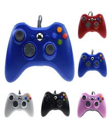 USB Wired Gaming Controllers Gamepad Joystick Game Pad Double Motor Shock Controller for PCMicrosoft Xbox 360 without Retail Box 6823525