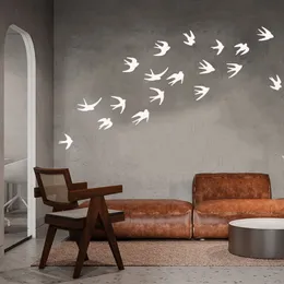 Yaratıcı kuş vinil duvar çıkartması ev duvar dekor duvar resimleri Windows Odası Dekoratif Hayvanlar Duvar Kağıdı