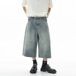 Męskie dżinsy Firmranch 2023 Blue Buggy Jorts dla mężczyzn Kobiety Zwyciężone średniej długości Szorty Dziewiąte dżinsowe spodnie uliczne