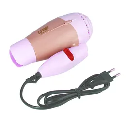 Hair Dryers 220V 1000W Portable Handle Compact Hair Dryer Foldable EU Plug Low Noise Hair Dryer Wind Long Life for Outdoor Travel 230605