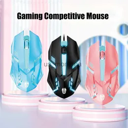 Mice USB Wired Gaming Mouse 1600 DPI 3 Buttons Computer Office Optical Mice for PC Notebook Laptops Non Slip Gamer Backlight Mouse J230606