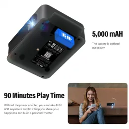 4K Full HD 1080P Smart Android Wifi LCD Video Laser Hologramm Mobile Projektor Theater LED