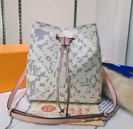 7a oryginalna skórzana torba designerska damska neonoke torebki wiadra luksusowe torby na ramię wytłaczanie torebki torebki torebki torebki