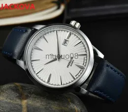 Other Watches Business trend highend cow leather watches Men Chronograph cocktail color series full stainless steel European Top brand clock J230606
