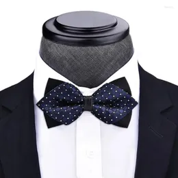 蝶ネクタイSaeednton Men's Tie Accessoriesファッションソリッドカラープリントウェディングパーティーフォーマルビジネス