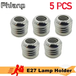 Lamp Holders 5pcs 220V E27 To E14 Holder Converter Socket Light Bulb Adapter Plug Extender Led