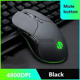 Mice Hot Selling 4800 DPI Wired Profession Gaming Mouse 6 Buttons LED Optical Ergonomics USB Computer Mouse for PC Laptop J230606