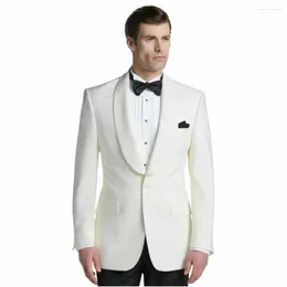 Men's Suits Custom Made Wedding For Men Shawl Lapel Groom Tuxedos Mariage Slim 2 Pieces Evening Dress Wear(Jacket Pants)