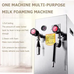 RAZTROMY W pełni automatyczny maszyna do mleka parowego komercyjne koktajle mleczne maszyna do piecowania woda w bojlerze mleczna herbata Sprzęt