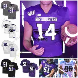 COE1 Northwestern Wildcats 축구 저지 NCAA 대학 Aidan Smith Hunter Johnson Riley Lees Joe Gaziano Alex Miller McGowan Jefferson Skowronek