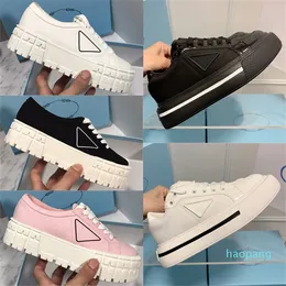 Designer Sneakers Gabardine Nylon Casual Shoes Brand Wheel Trainers Luxury Canvas Sneaker Fashion Platform Solid Heighten Shoe outdoor shoes