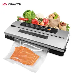 Outras ferramentas de cozinha YUMYTH Food Vacuum Sealer com design de janela transparente Sous Vide Home Vacuum Packing Machine Vacuum Bags Save Storage T294 230605