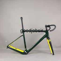 Пользовательская краска гравийная велосипедная рама GR044 BB386 Нижний кронштейн Max Tire 45C Доступный размер 49/52/56/58см