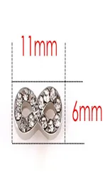 Whole 20PCSlot Crystal Silver Infinity Alloy Floating Locket Charms Fit For Glass Memory Locket Gift For Friends6639428