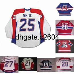 CC2604 THR HAMILTON 14 Jean Silverman 21 Jonathan Ferland 26 Lapierre 20 Eero Somervuori 16 Marc Pouliot 20 Antti Miettinen Hockey Jersey