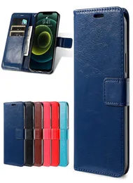 Retro Crazy Horse Wallet PU Leather Flip Phone Cases for Samsung Galaxy S10 S20 S21 S22 A12 A13 A23 A32 A52 A72 A33 A53 A73 5G TPU7076407