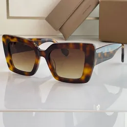 Cat Eye Square Frame Solglasögon Womens Fashion Style UV400 Summer Season Designer Glassar BE4528 Sun Glasse Top High Quality Ships med Original Box