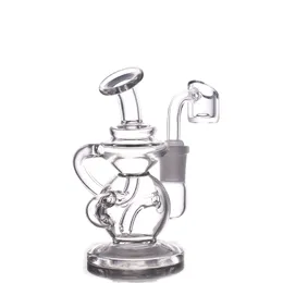 Partihandel återvinns tornado glas bong vatten rör olje dabb riggar med Heady Wax Pipe Ash Catcher Bongs Quartz Banger Male Glass Oil Burner Pipe Billigast