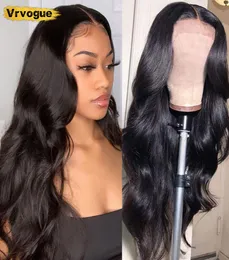 Body Wave 30 Inch Lace Front Wig Human Hair Wigs for Black Women Brazilian Remy 4x4 Lace Closure Wig Pre Plucked With Baby Hair3991957