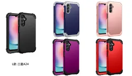 3IN1 Samsung S23 FE A14 A54 A24 4G MOTO G 5G Güç 2023 Google Pixel 8 8a 7 7a Sert Plastik TPU Hibrid Katman Güvenliği Şok geçirmez 3