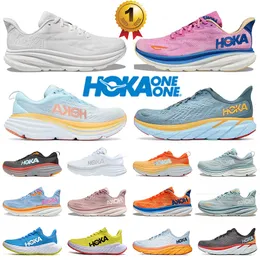 Hoka Shoes Bondi 8 Running Sneakers Hokas One ONE Clifton 8 9 Carbon x2 Kawana Sports Runner absorb shock Cloud Mesh Profly Trainers Dhgate Platform Designer Shoe 36-45