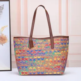 Дизайнер бренда дизайнерская сумка женская сумочка женское кожа дизайн материала Messenger Композитный сумки держать сумку для плеча красочная буква кошелек большие мощности 3