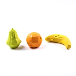 Тойки для любителей игрушек Форма фруктов скрипит резиновый утечка пище