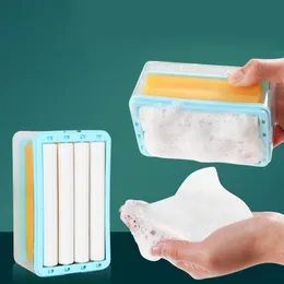 Tvålrätter Multifunktionella tvålbox Badrum Roller Typ SOAP Dish Holder Tvätt SOAP Drain Box Non-Slip Foam Bubbler For Washing 230605