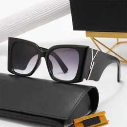 Mens Sunglasses Designer Letters Luxury Glasses Frame Letter Lunette Sun for Women Oversized Polarized Senior Shades Uv Protection 6j166