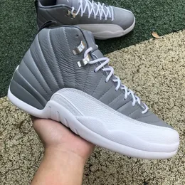 The Jumpman 12 XII Basketball Shoes Men's Designer 12s Stealth Cool Grey White 2023 Latest Outdoor Lifestyle Casual Sneakers